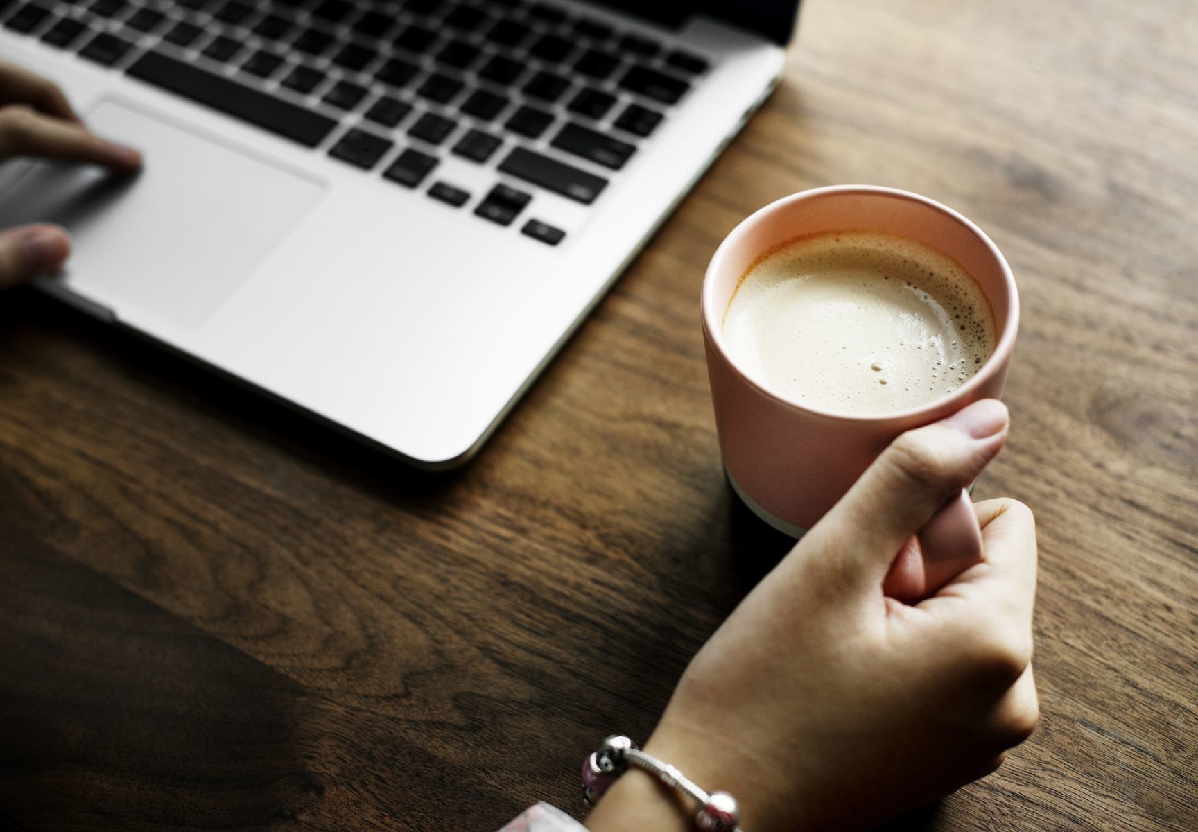 Laptop coffee